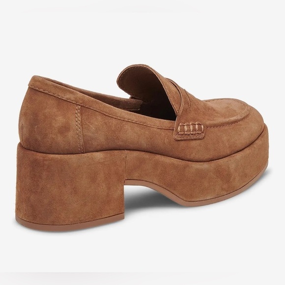 NIB Dolce Vita Brown Suede Loafers Classic Slip-Ons Size 7 main image 7